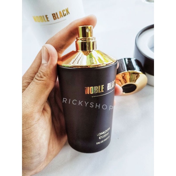 Nước Hoa Nam Nữ Unisex NOBLE BLACK LONKOOM 100ML Sang Trọng Thơm Dai Mùi hương Phấn Thơm