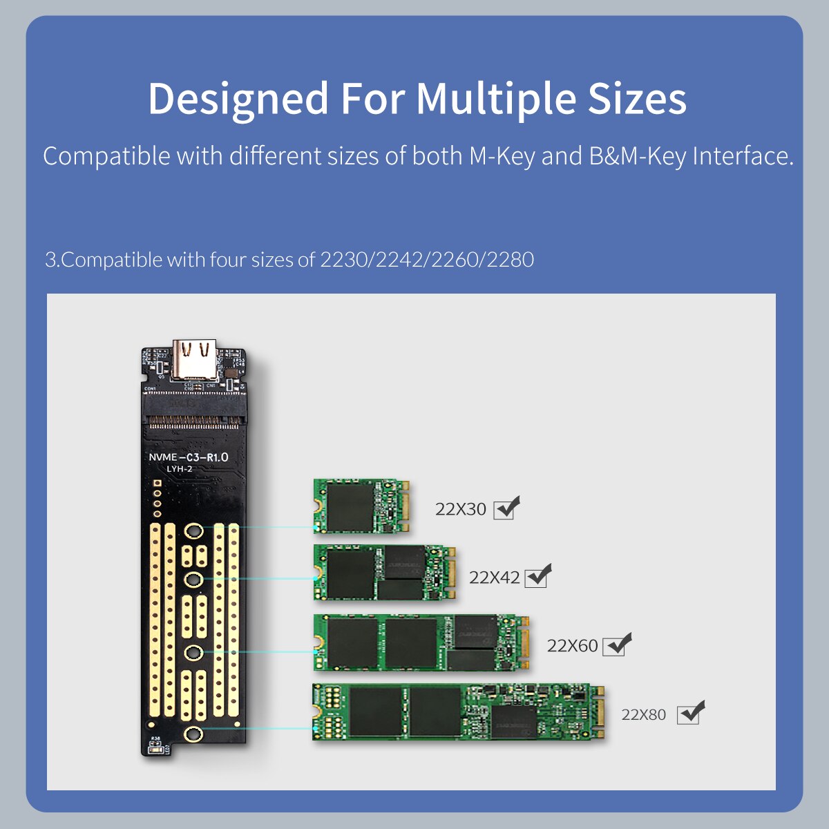 Vỏ ổ cứng ORICO M2PAC3-G20 USB3.2 20Gbps M.2 NVMe SSD chất lượng cao | BigBuy360 - bigbuy360.vn