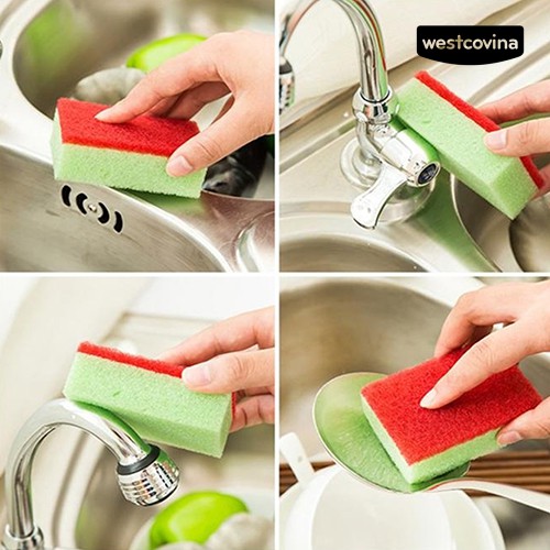 Bộ 10 Miếng Bọt Biển Rửa Chén Tiện Lợi