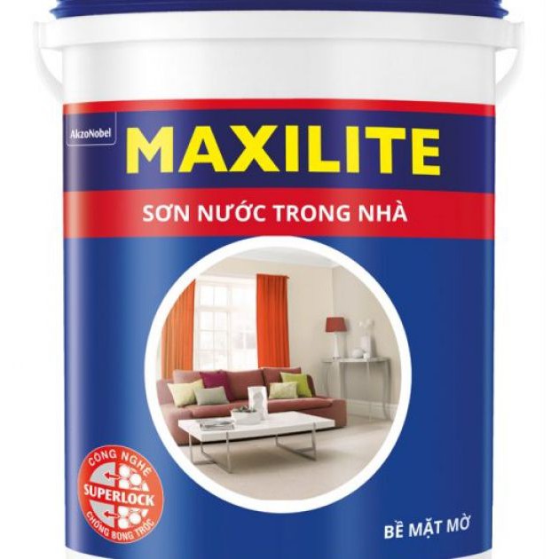 Sơn nội thất Maxilite siêu trắng Total 18 Lít