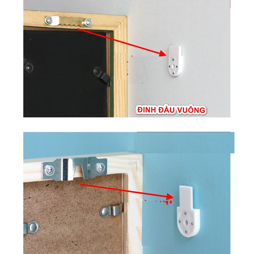 Bộ 10 Đinh Treo Đồ Đóng Tường Không Cẩn Khoan Tiện Lợi