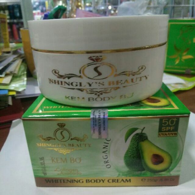 Body Bơ siêu trắng