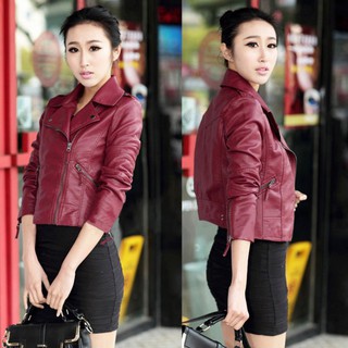 Áo khoác giả da thời trang