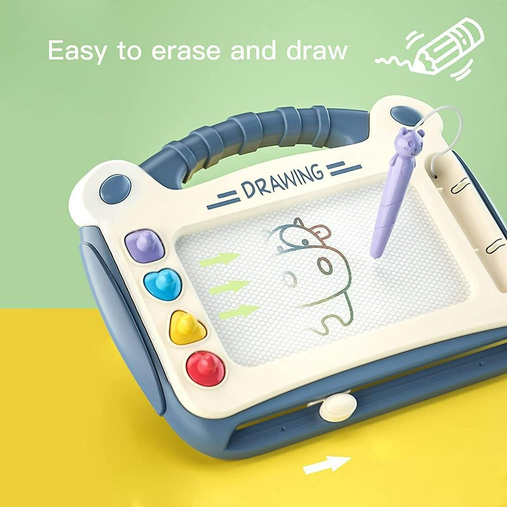 Bảng Vẽ Tự Xóa Có Chân Nhiều Màu Sắc, Bảng Viết Tự Xóa Từ Tính Đồ Chơi Thông Minh Cho Bé