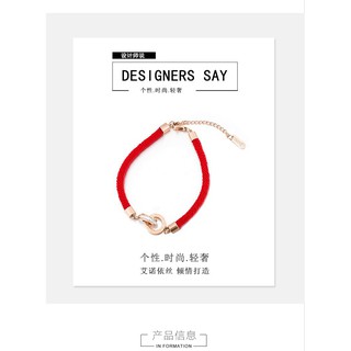 vòng tay dây đỏ may mắn TB0890