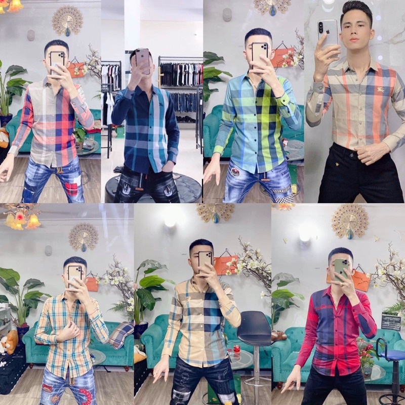 [Mã SRBACK010912 hoàn 20K xu đơn 50K] Áo Sơ Mi BBR Dài Tay Bản Cao Cấp