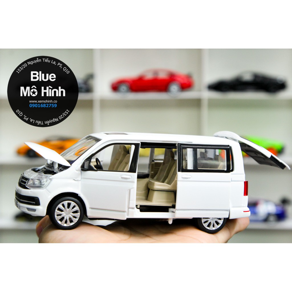 Blue mô hình | Xe mô hình xe khách Volkswagen Transporter 1:32