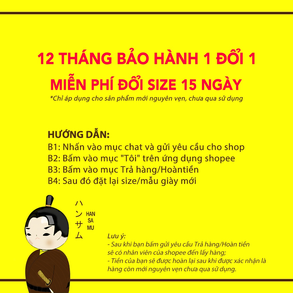 Giày lười tây nam Hansamu HI (chuẩn Size Việt Nam)