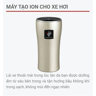 Máy lọc không khí trên ô tô sharp ig-dc2e