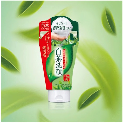 Sữa rửa mặt trà xanh Rohto Shirochasou Green Tea Nhật Bản - 120g