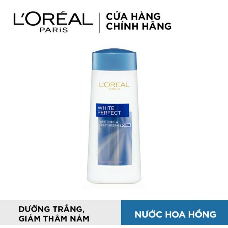 Bộ Sữa Rửa Mặt Và Nước Hoa Hồng L'Oréal Paris White Perfect 