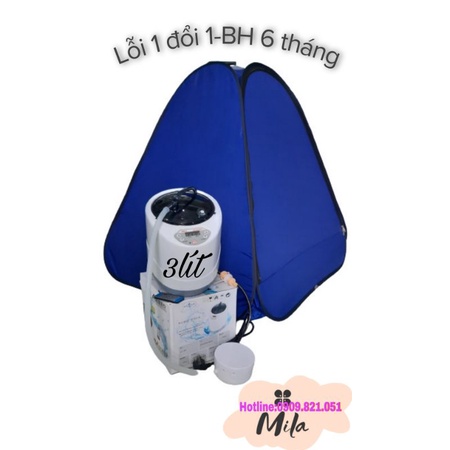 Bộ Nồi Xông Hơi 3L thương hiệu Hero (BH 6 tháng) + Lều Chui Đầu Tam Giác Cao Cấp hàng loại 1