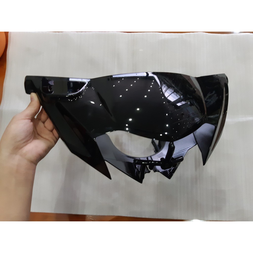 Ốp đầu trước (Nắp trước tay lái) Exciter 135 đen