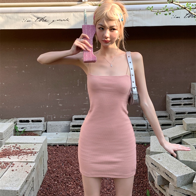 Đầm Ôm Body Hai Dây Quyến Rũ Dành Cho Nữ