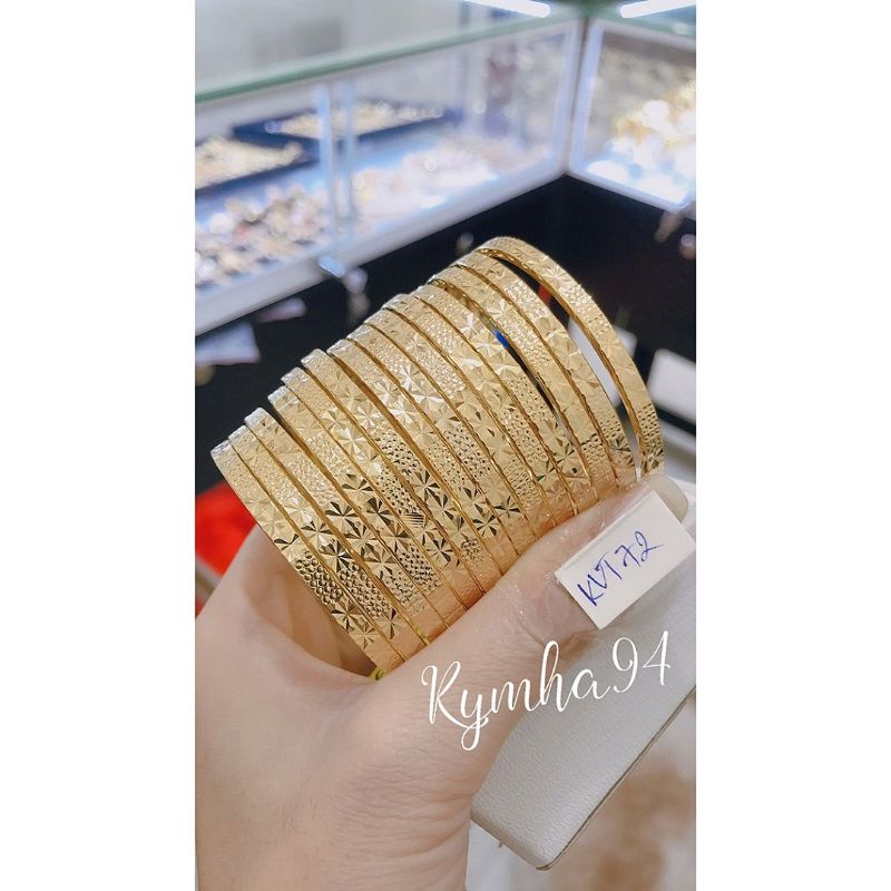 Ximen khóa lưỡi gà bền màu cao cấp bản 4li khắc 18k