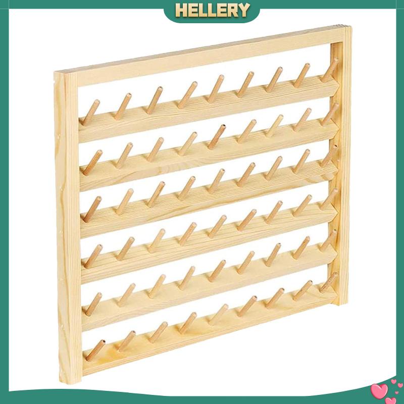 Giá Đỡ Cuộn Chỉ Thêu Treo Tường 54 Cuộn Tiện Lợi