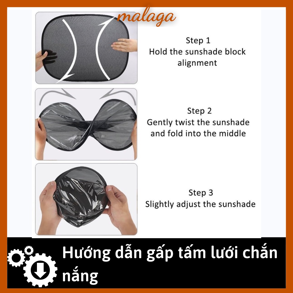 Tấm chắn nắng kính ô tô xe hơi, mieng che nang xe oto chống UV