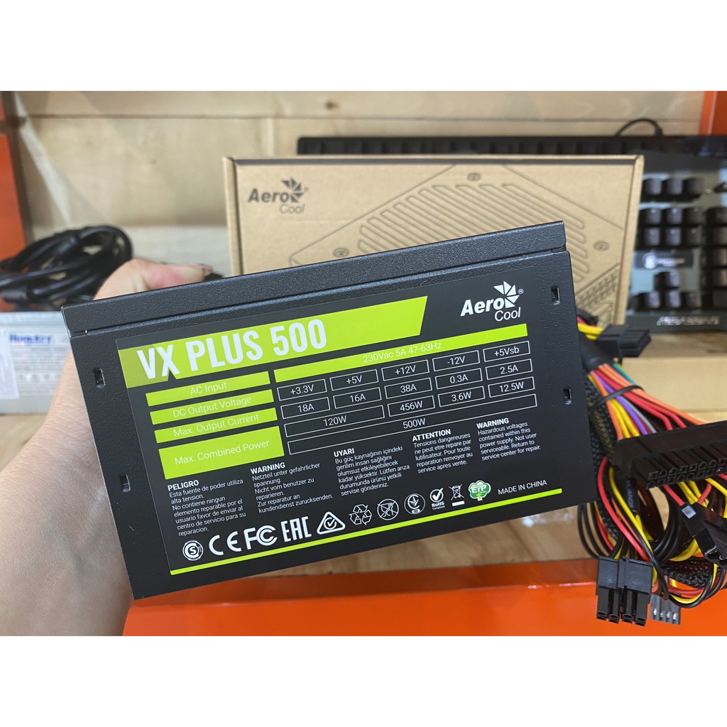 Nguồn Aerocool VX-500 Plus 500W