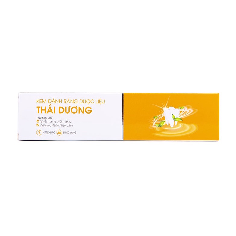 Kem đánh răng dược liệu Thái Dương giảm nhiệt miệng hôi miệng viêm lợi buốt răng 150g- Đông Anh Pharmart