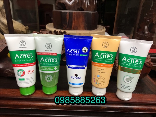 Sữa rửa mặt ACNES Kháng khuẩn Kiểm soát nhờn 100g - Ipek_Shop