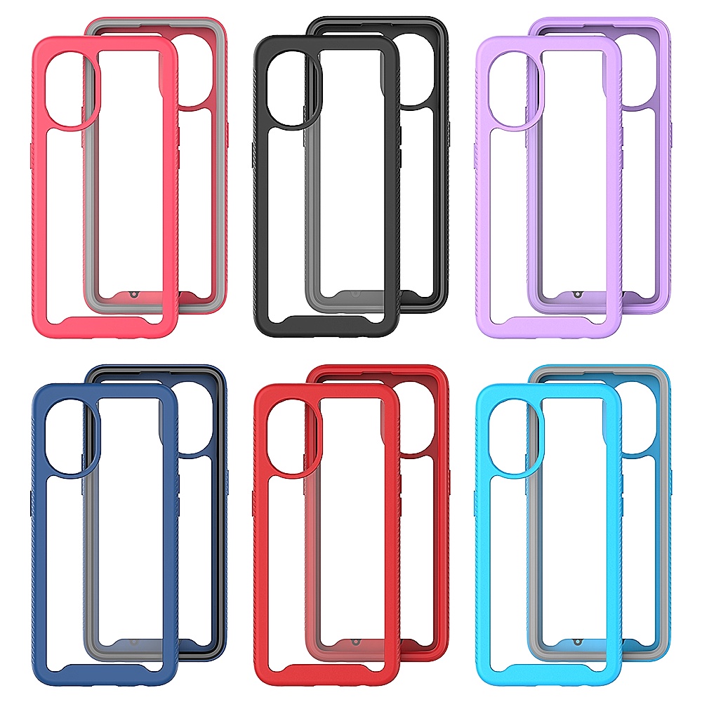 OnePlus 10 9 Pro Nord N10 N20 N100 N200 5G Casing 3 in 1 Luxury Shockproof Armor Case Hard Soft silicone Phone Protective Back Cover