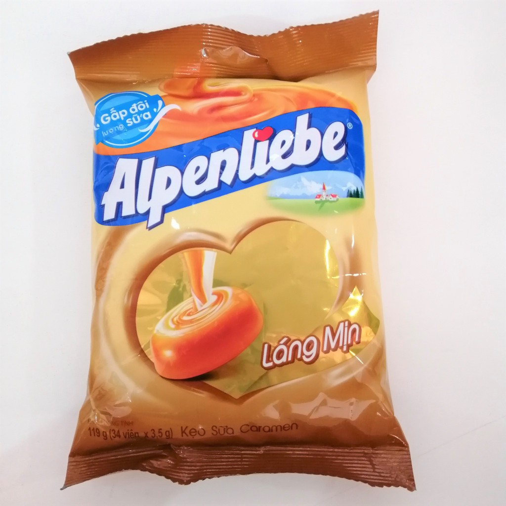 Kẹo Sữa Caramen Alpenliebe (Gói 119g)
