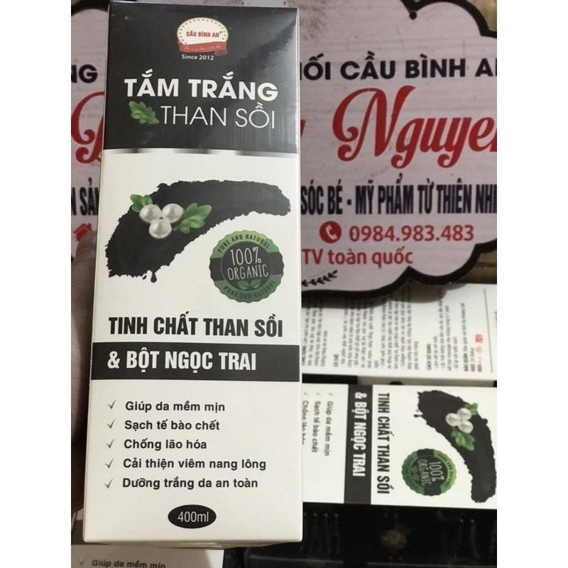 Tắm Trắng Tinh chất than sồi Cầu Bình An