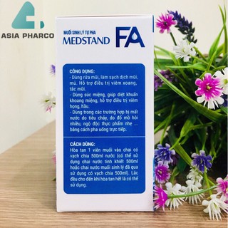 Viên muối sinh lý tự pha MEDSTAND FA 4,6G