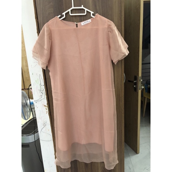 Thanh lý đầm bầu mẫu 2 màu hồng vôn nhẹ