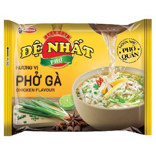Phở Đệ Nhất Acecook Vị Nghêu Chua Cay Gói 64G/ Vị Gà/ vị bò/ Vị gà lá chanh Gói 65G