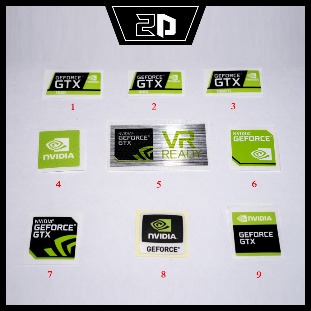 Sticker (Hình dán) NVIDIA GEFORCE GTX trang trí PC, Laptop | WebRaoVat - webraovat.net.vn