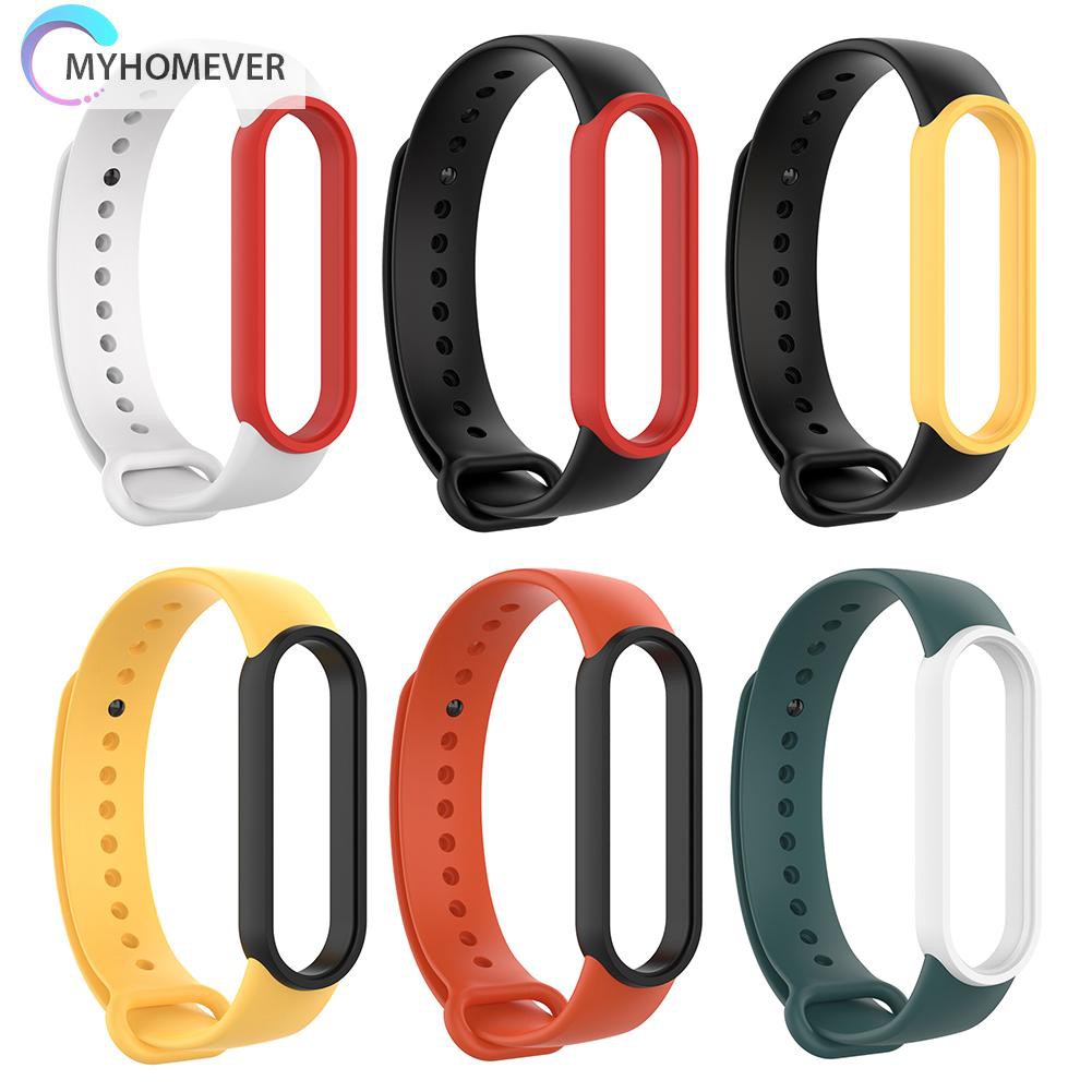 Dây Đeo Silicon Thay Thế Cho Đồng Hồ Thông Minh Xiaomi Mi Band 5 5 Nfc