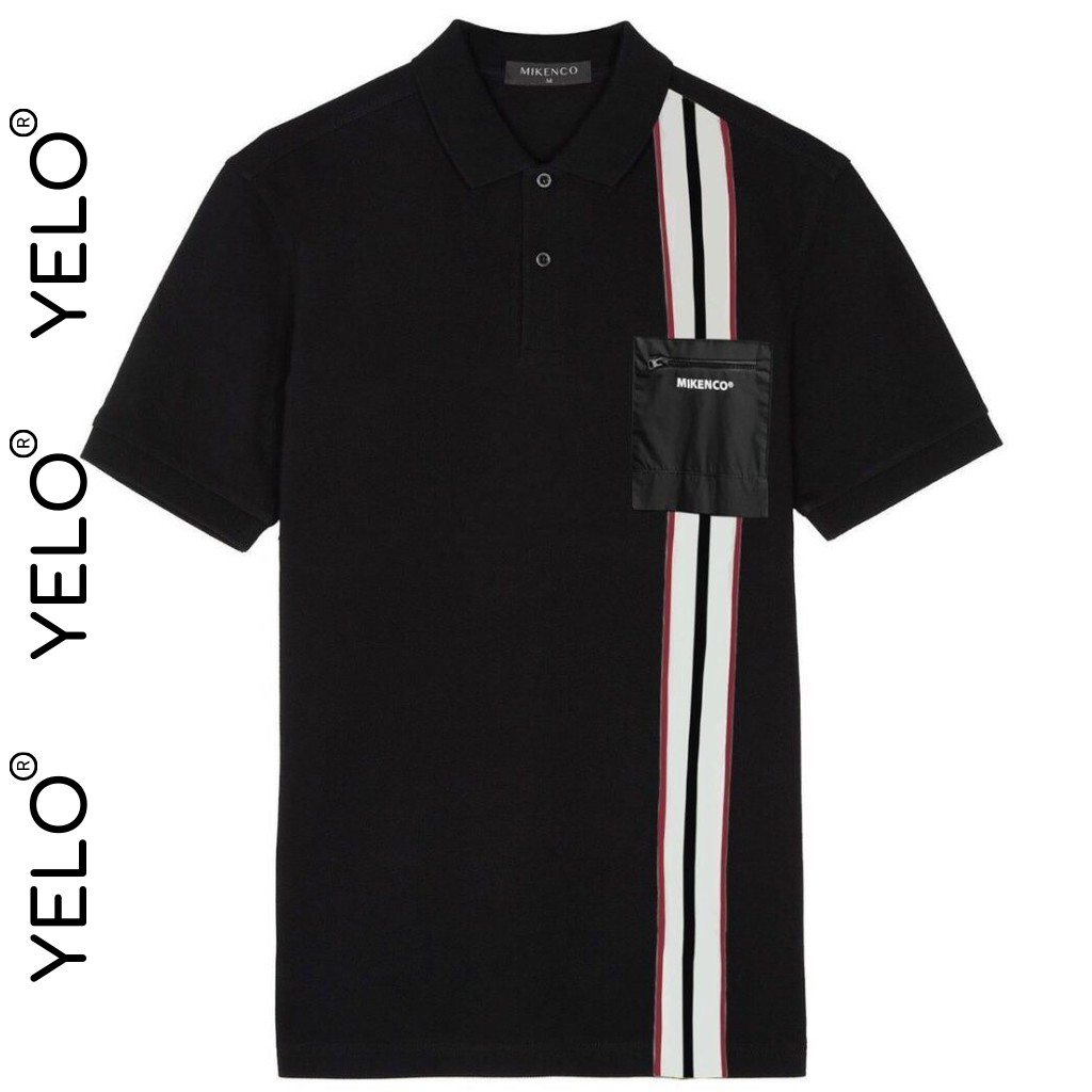 Áo Polo Nam, Áo Thun Cổ Bẻ Kẻ Sọc Phối Túi Thời Trang Sang Trọng Chất Liệu Thun Cá Sấu Cao Cấp YELO- AC105 | BigBuy360 - bigbuy360.vn