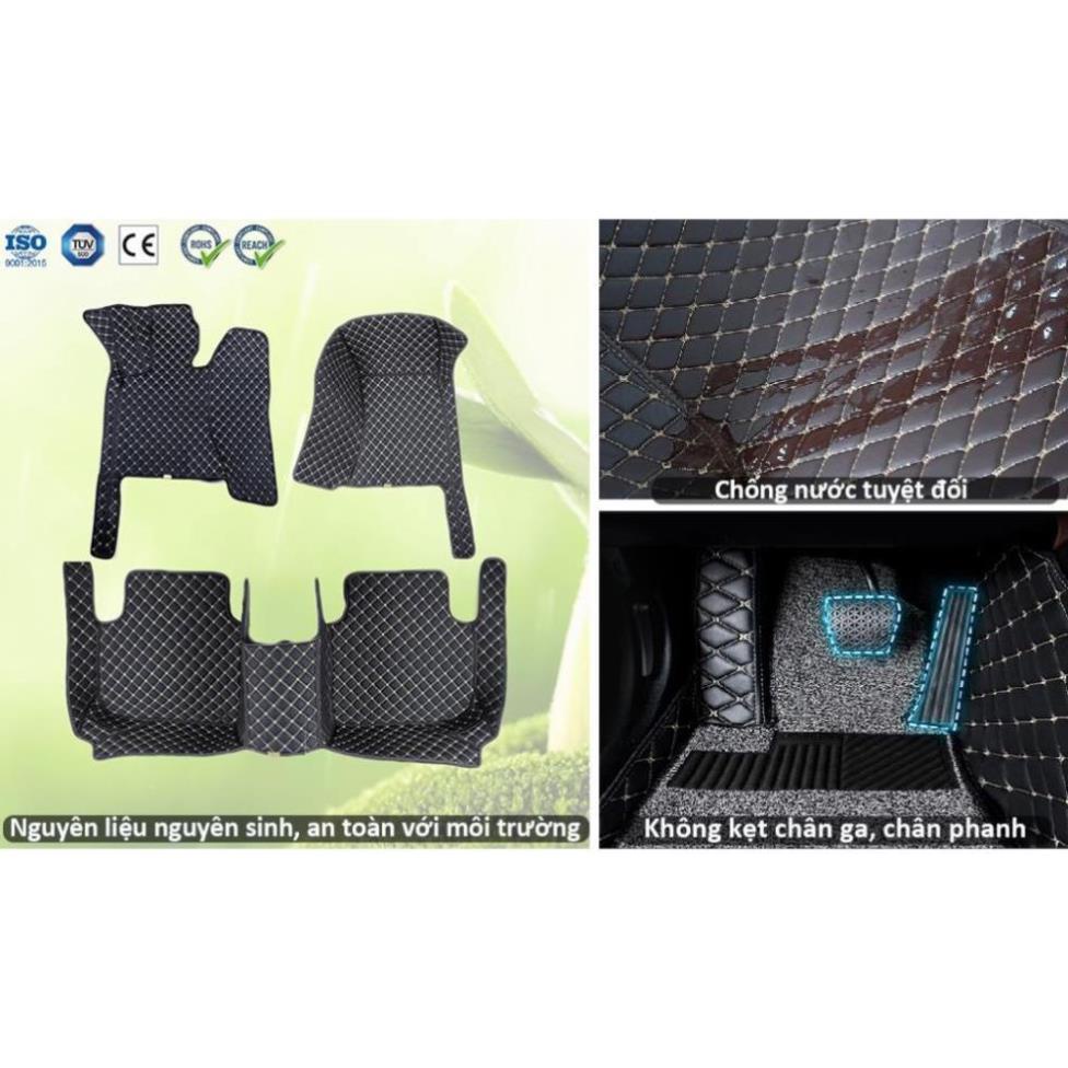 Thảm lót sàn 6D Deawoo Matiz 1998-2008 5 chỗ phủ kín sàn xe, cách âm, chống nước hiệu quả