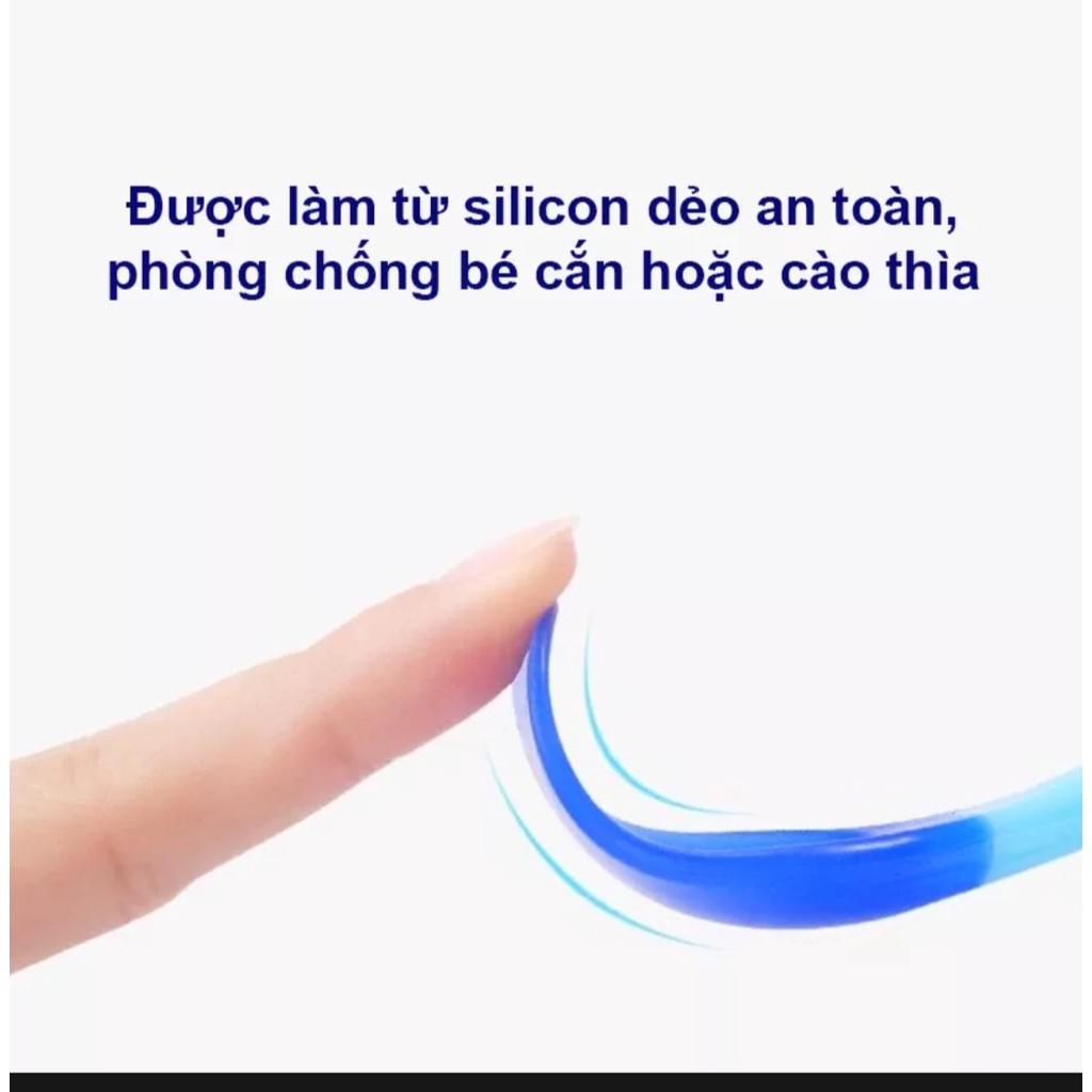 Thìa,muỗng báo nóng silicon cho bé tiện ích