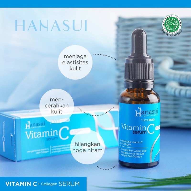 (Hàng Mới Về) Serum Hanasui Vit C - Vit C Collagen - Vàng Hanasui Trị Mụn Cho Nam