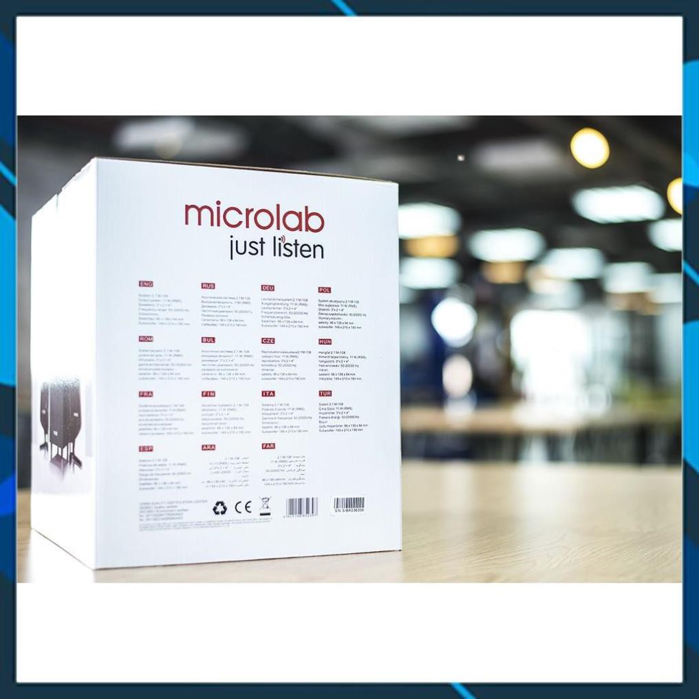 [FreeShip] Loa máy tính Microlab M108 2.1 - Hàng chính hãng  [Lỗi 1 đổi 1] | BigBuy360 - bigbuy360.vn