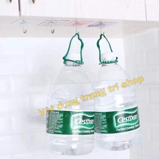 [MỚI]Móc dán tường siêu dính trong suốt ( bộ 10 móc dán )