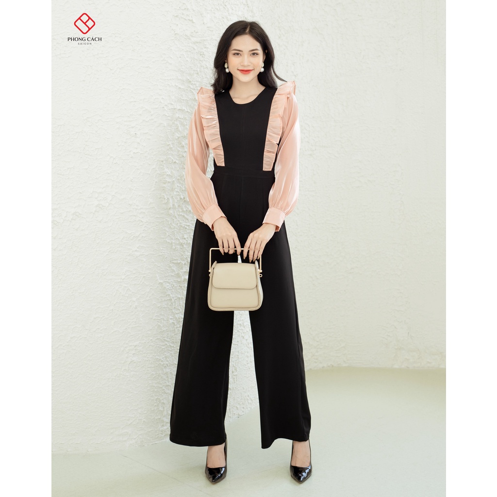 Jumpsuit thiết tay dài sang trọng SJ1121 - Phong Cách SAIGON