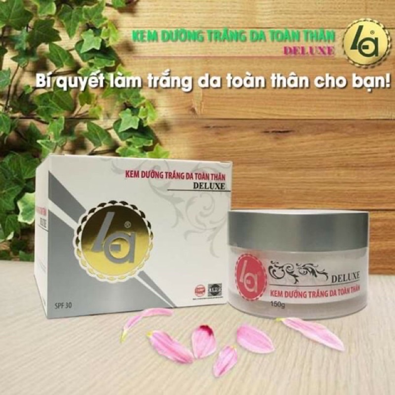 Kem Dưỡng Trắng Da Toàn Thân LA DELUXE 150g