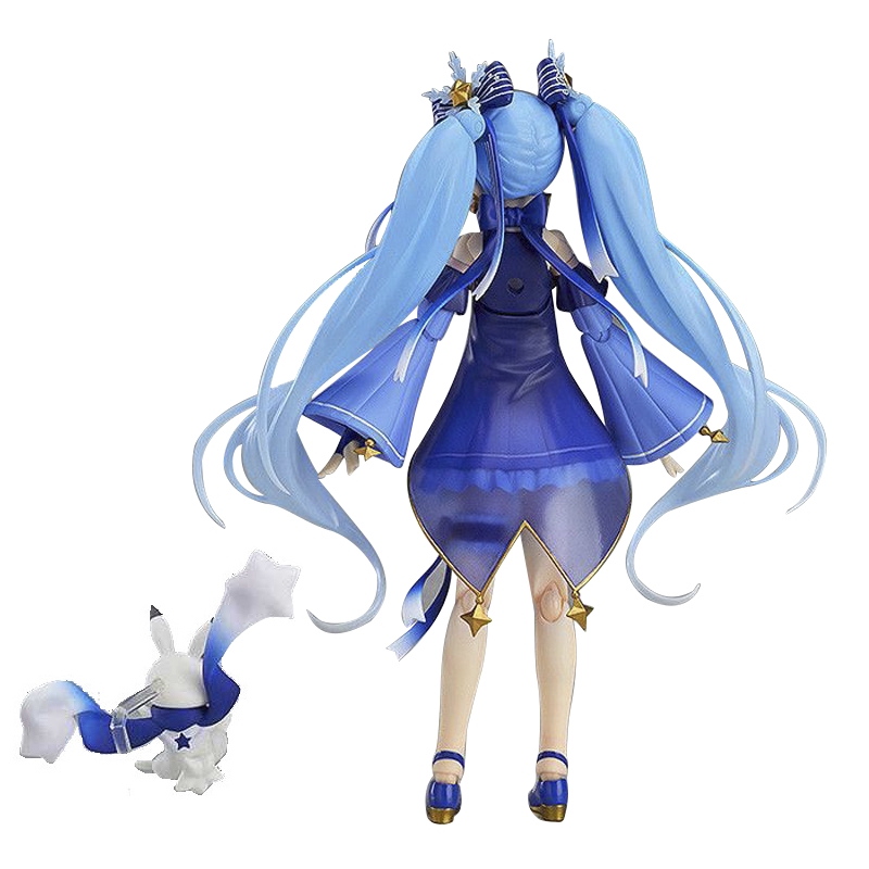 Đồ Chơi Mô Hình Búp Bê Nhân Vật Hatsune Miku Figma EX-037 Phiên Bản Tuyết Lấp Lánh Có Khớp Chuyển Động Được