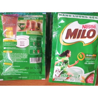 Milo gói-Thức uống lúa mạch 1 gói 22g