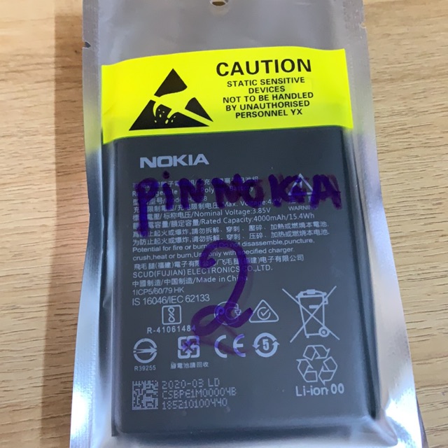 PIN NOKIA2/NOKIA3/NOKIA5/NOKIA6/NOKIA7/NOKIA8 MỚI 100%
