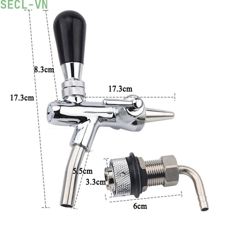 Faucet 3/8\"-16 3/8\"-16 UNC Knurled Beer Threads Stainless Steel Option