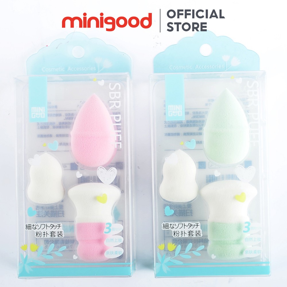 Mút trang điểm SBR minigood bông trang điểm (3 cái) -2-367149