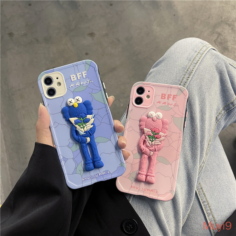 KAWS IPHONE Ốp Lưng Tpu Họa Tiết Hoạt Hình Dễ Thương Cho Iphone12Pro Max I12 Iphone11Promax X Xsmax Xr I8 / Se2 Iphone7Plus | BigBuy360 - bigbuy360.vn