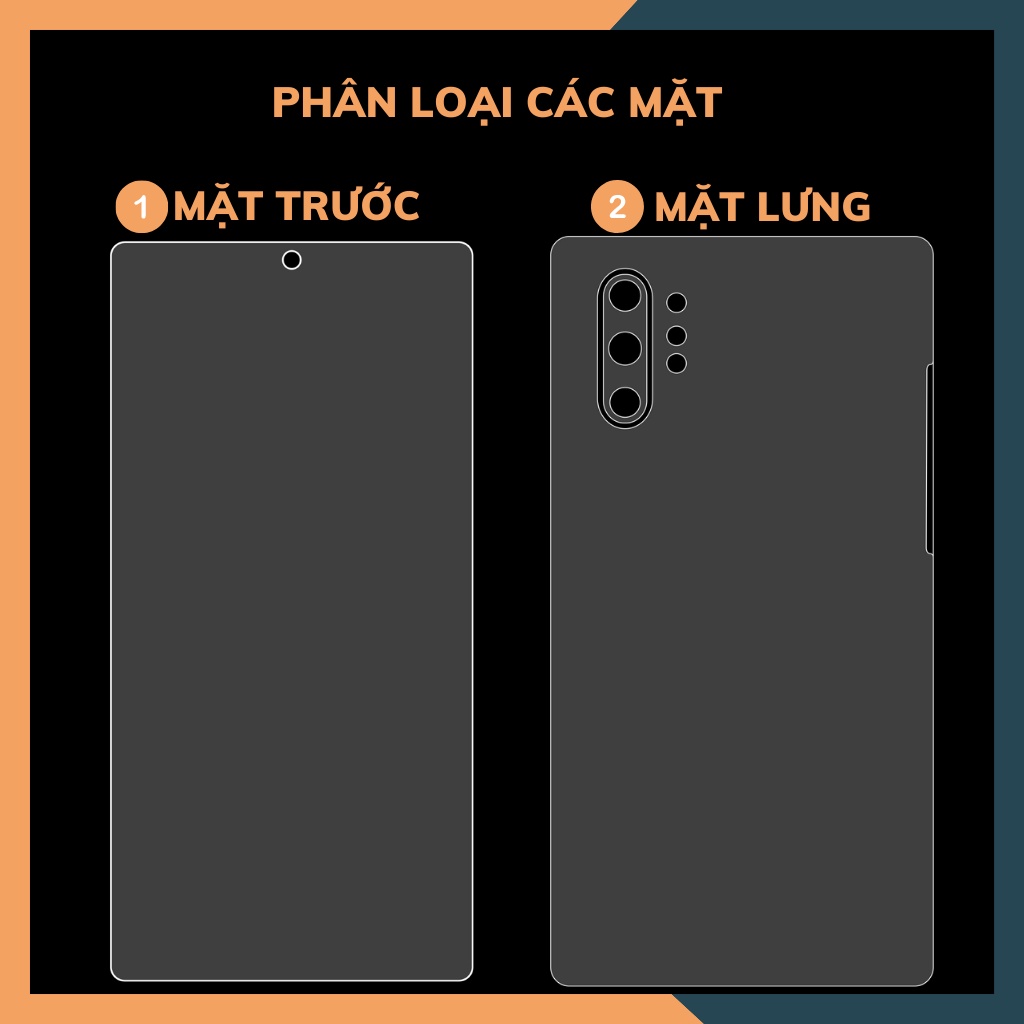 Dán dẻo PPF samsung note 10 note 10 plus trong suốt hoặc nhám chống bám vân tay bảo vệ máy mua 1 tặng 1 huỳnh tân store