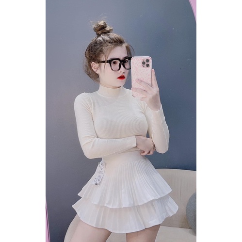 áo len tăm cổ 3p 2 màu | BigBuy360 - bigbuy360.vn