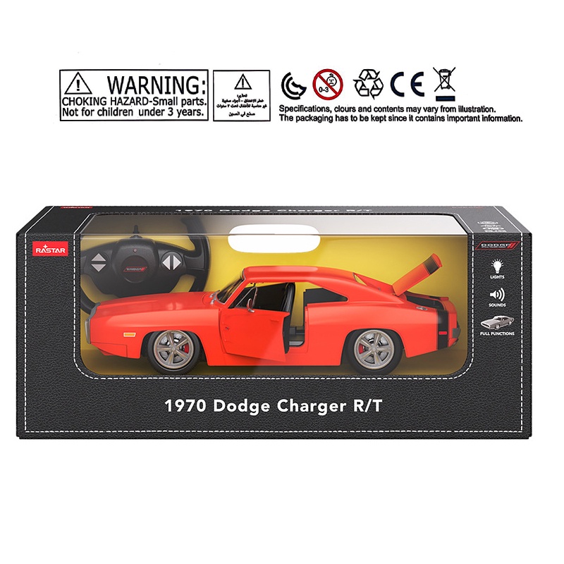 RASTAR Xe Hơi Đồ Chơi Điều Khiển Từ Xa Dodge Charger R/T RC 1:16