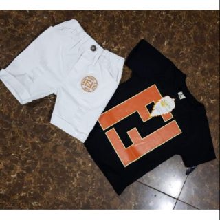 Set áo in FF quần kaki